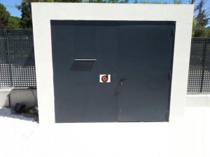 puerta peatonal Madrid
