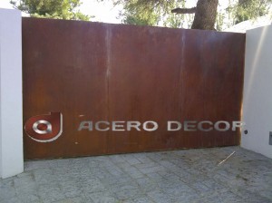 puerta corredera de acero I