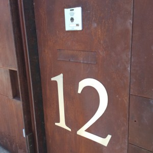 Puertas  modernas  Acero Corten Madrid