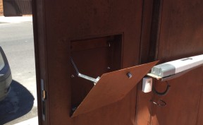 Puertas  modernas  Acero Corten Madrid