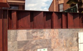 Puertas  modernas  Acero Corten Madrid